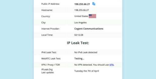 Astrill VPN IP Leak