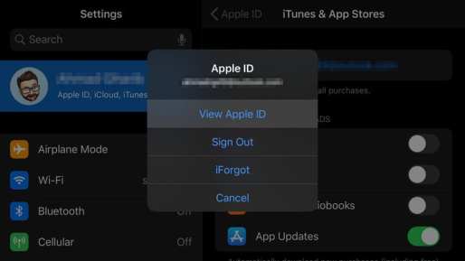 ID de Apple iOS
