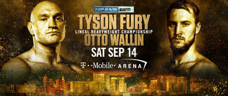 Hur man tittar på Tyson Fury vs. Otto Wallin Live Online