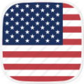 USA-flaggikonen