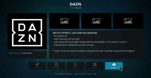 UFC 246 Installera DAZN