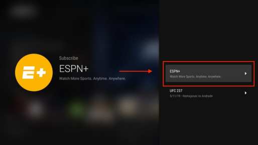 ESPN+ Subscription FireStick